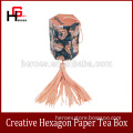 Trade Assurance Luxury Customized Packaging Creative Hexagon Paper Tea Box